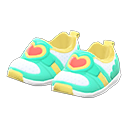 可爱休闲鞋 [绿色] (绿色/黄色)