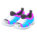 hi-tech sneakers [Light blue] (Aqua/Purple)