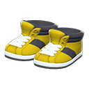 высокие кроссовки [Желтый] (Желтый/Черный)