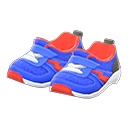 kiddie sneakers [Blue] (Blue/Red)