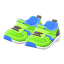 kiddie sneakers [Green] (Green/Blue)