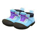 p. de chaussures de rando [Bleu clair] (Bleu clair/Violet)