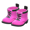 work boots [Pink] (Pink/Black)