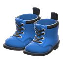paire de bottes de travail [Bleu] (Bleu/Noir)