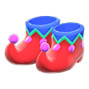 jester's shoes [Red] (Red/Blue)