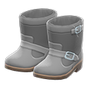 bota con protección [Gris] (Gris/Marrón)