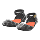 strappy heels [Black] (Black/Black)