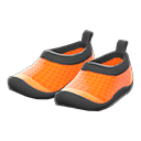 zapato acuático [Naranja] (Naranja/Negro)