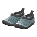 zapato acuático [Negro] (Gris/Negro)