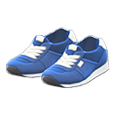 麂皮运动鞋 [海军蓝] (蓝色/白色)