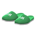 Paar Badepantoffeln [Grün] (Grün/Grün)