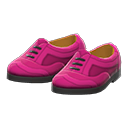 paio scarpe coda di rondine [Rosso lampone] (Rosso/Rosso)