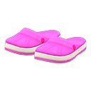 slip-on sandals [Pink] (Pink/Pink)