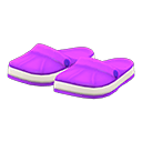 slip-on sandals [Purple] (Purple/Purple)