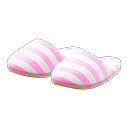 house slippers [Pink] (Pink/White)