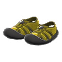 paio di sandali sportivi [Verde oliva] (Verde/Nero)