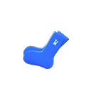 simple-accent socks [Blue] (Blue/Aqua)