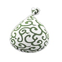 sac furoshiki [Blanc] (Blanc/Vert)