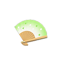 Main image of Grass-green folding fan