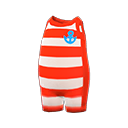 Secondary image of Horizontal-striped wet suit