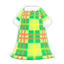 Secondary image of Lively plaid dress