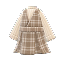 checkered jumper dress