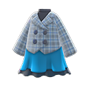 Secondary image of Peacoat-and-skirt combo