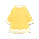 vestido de conejito [Amarillo] (Amarillo/Blanco)