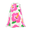 扶桑花夏威夷連身裙 [粉紅色] (粉紅色/白色)