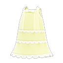 蕾丝连身裙 [黄色] (黄色/黄色)