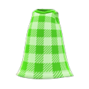 simple checkered dress [Green] (Green/Green)