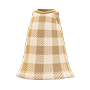robe à carreaux simples [Beige] (Beige/Beige)