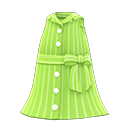 無袖襯衫連身裙 [萊姆綠] (綠色/綠色)