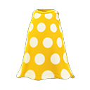 jurk met stippen [Geel] (Geel/Wit)