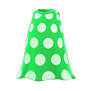 jurk met stippen [Groen] (Groen/Wit)
