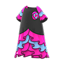 rumba dress [Pink] (Pink/Black)
