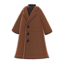 Secondary image of Long pleather coat