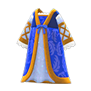 vestido Renacimiento [Azul] (Azul/Beis)