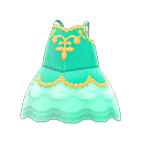 балетное платье [Мятный] (Зеленый/Желтый)
