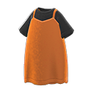 jurkje met T-⁠shirt [Bruin] (Bruin/Zwart)