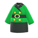 vestito sci-fi anni '80 [Verde] (Verde/Nero)