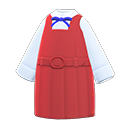 uniforme de réceptionniste [Rouge] (Rouge/Blanc)