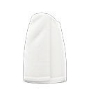 serviette de bain [Blanc] (Blanc/Blanc)