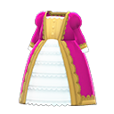 noble dress: (Ruby red) Pink / White