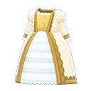 noble dress: (White) White / White