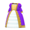 noble dress: (Purple) Purple / White
