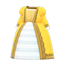 noble dress: (Yellow) Yellow / White