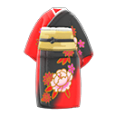 яркое кимоно [Красный] (Красный/Черный)