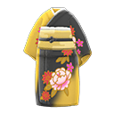яркое кимоно [Золото] (Желтый/Черный)