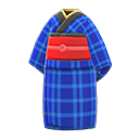 обычное кимоно [Синий] (Синий/Красный)